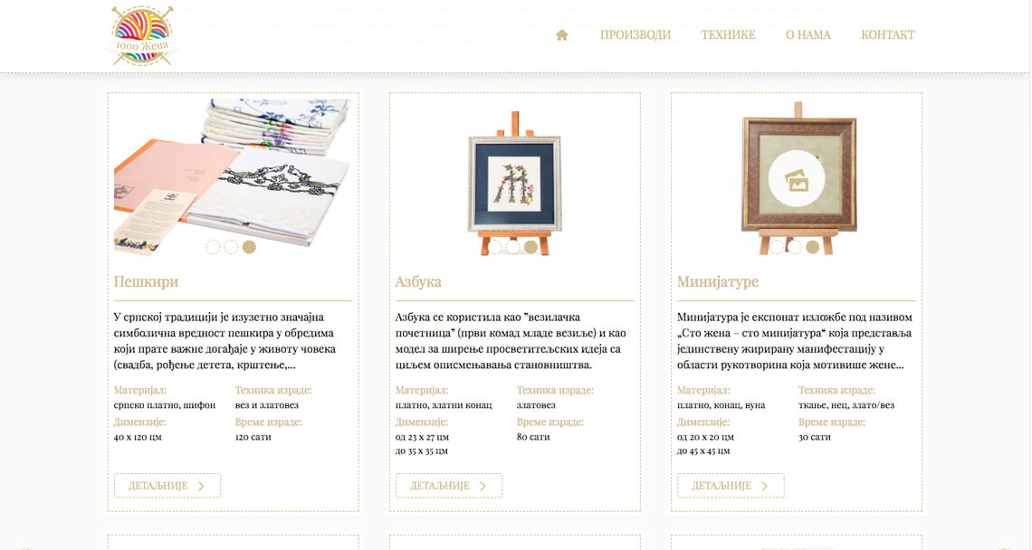 Zea Stim R&D - Izrada web sajta - 1000 žena