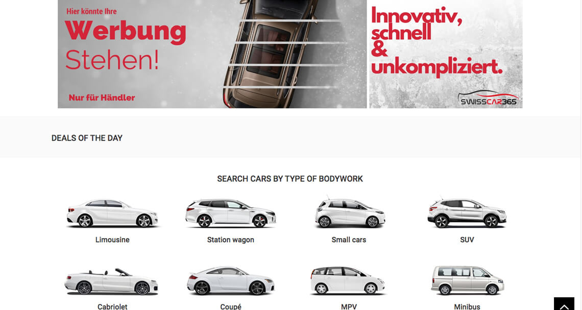 Zea Stim R&D - Izrada web sajta - Swiss car 365